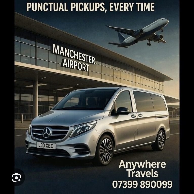 Taxi From Stone To Manchester Airport 
